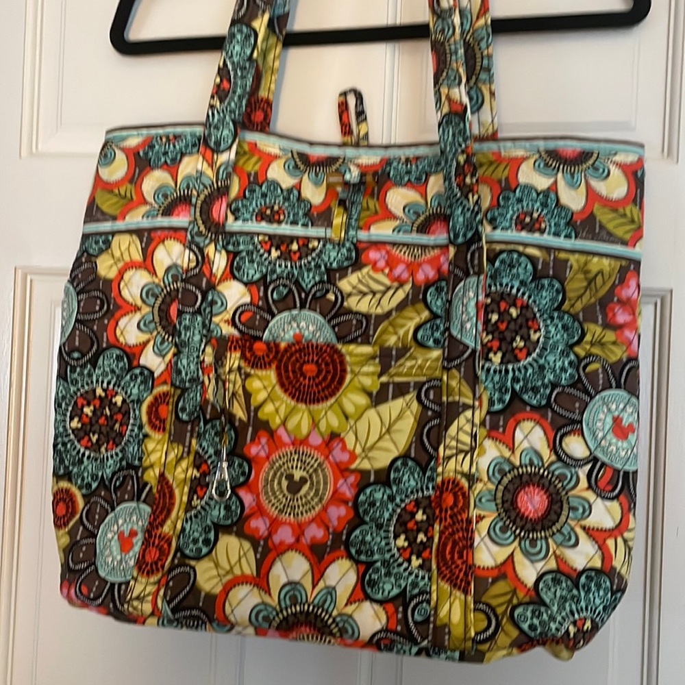 NWT :Vera Bradley Disney themed bag. 17 wide. 14 1/2 tall . 3 inches deep.
